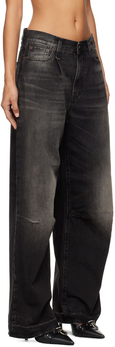 Džínsy R13 R13 Wayne Wide-Leg Jeans Čierna | R13WD146-D262C, 1