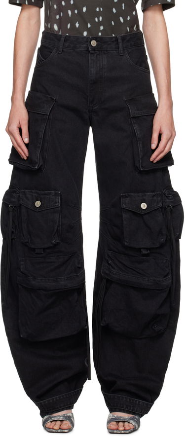 Džínsy The Attico Attico Fern Cargo Jeans Čierna | 236WCP84 D066, 0