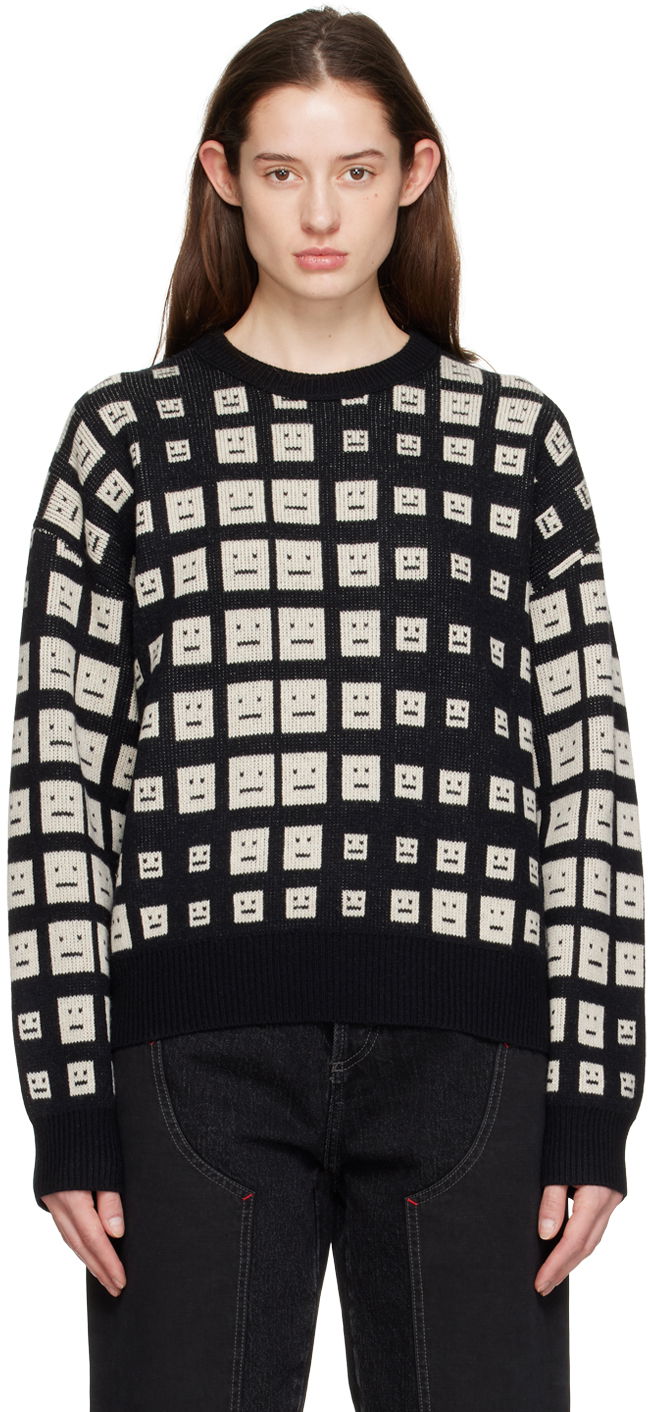 Sveter Acne Studios Crewneck Sweater Čierna | C60060-, 0