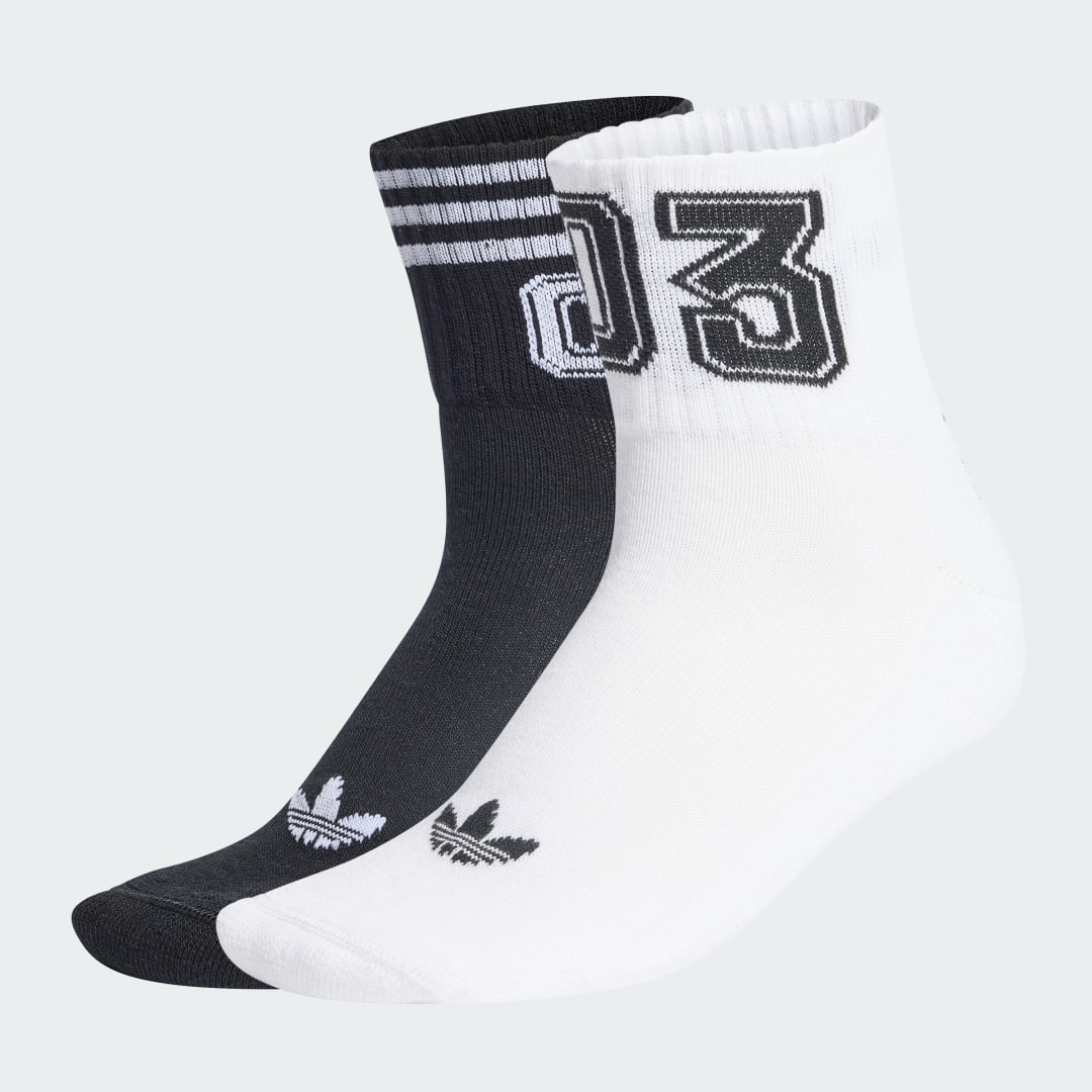 Ponožky adidas Performance 3 STRIPES 03 Quarter Socks 2 Pairs Rôznofarebný | KE0837, 0