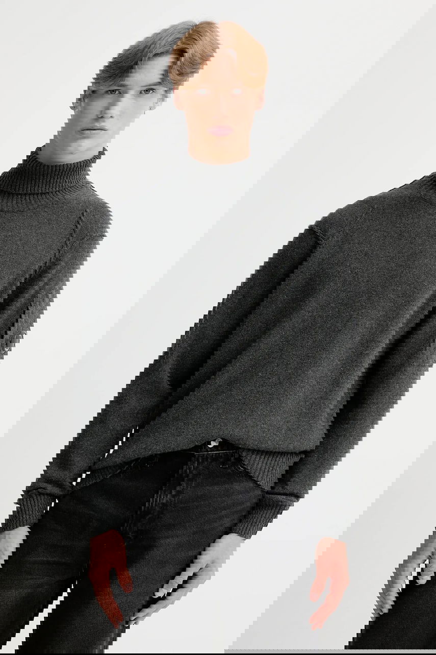 Sveter C.P. Company C.P. Company Turtleneck Sweater Šedá | 19CMKN166A110149A, 0