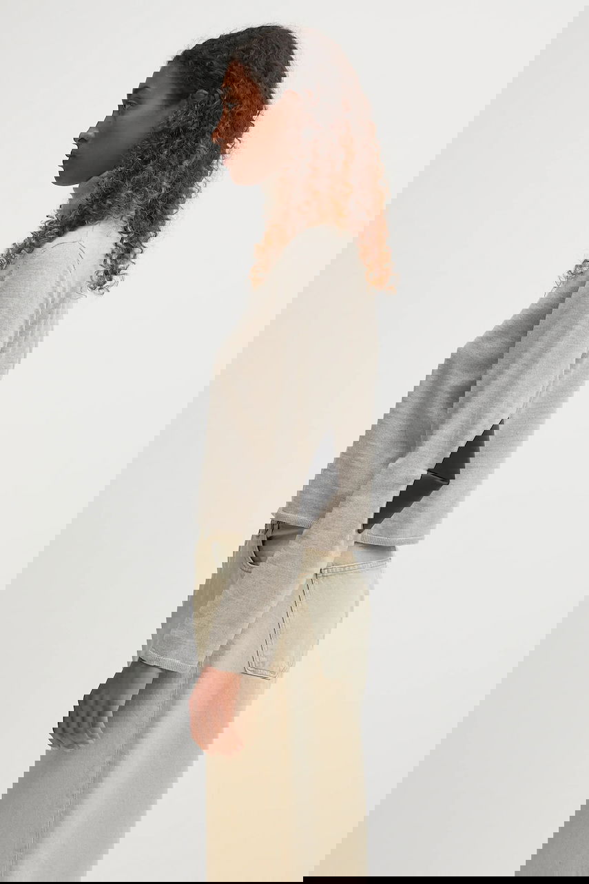 Sveter Maison Margiela MM6 Maison Margiela Cropped Wool Turtleneck Sweater Béžová | S52HA0296.M13133.806M, 1