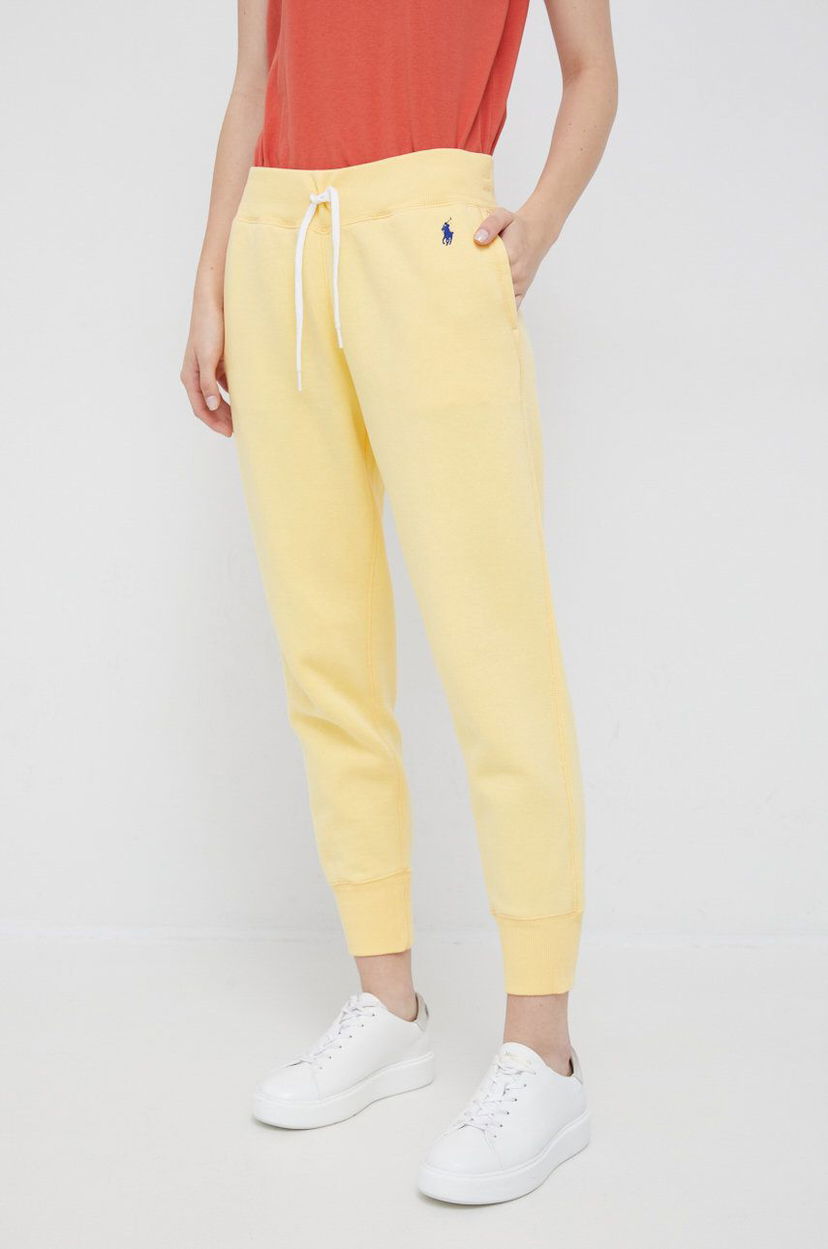Tepláky Polo by Ralph Lauren Polo Ralph Lauren Fleece Joggers Žltá | 211794397025