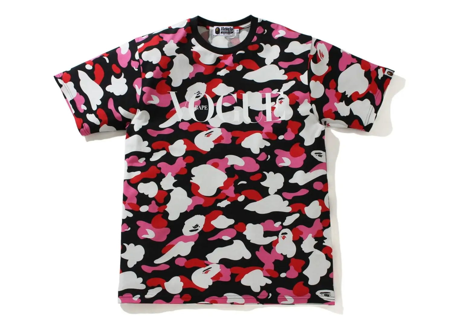 Tričko BAPE VOGUE x ABC Camo Tee Čierna | 1H23-209-909, 0