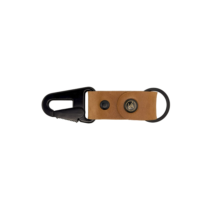 Kľúčenka Vasky Leather Carabiner Keychain Hnedá | A-0223-002