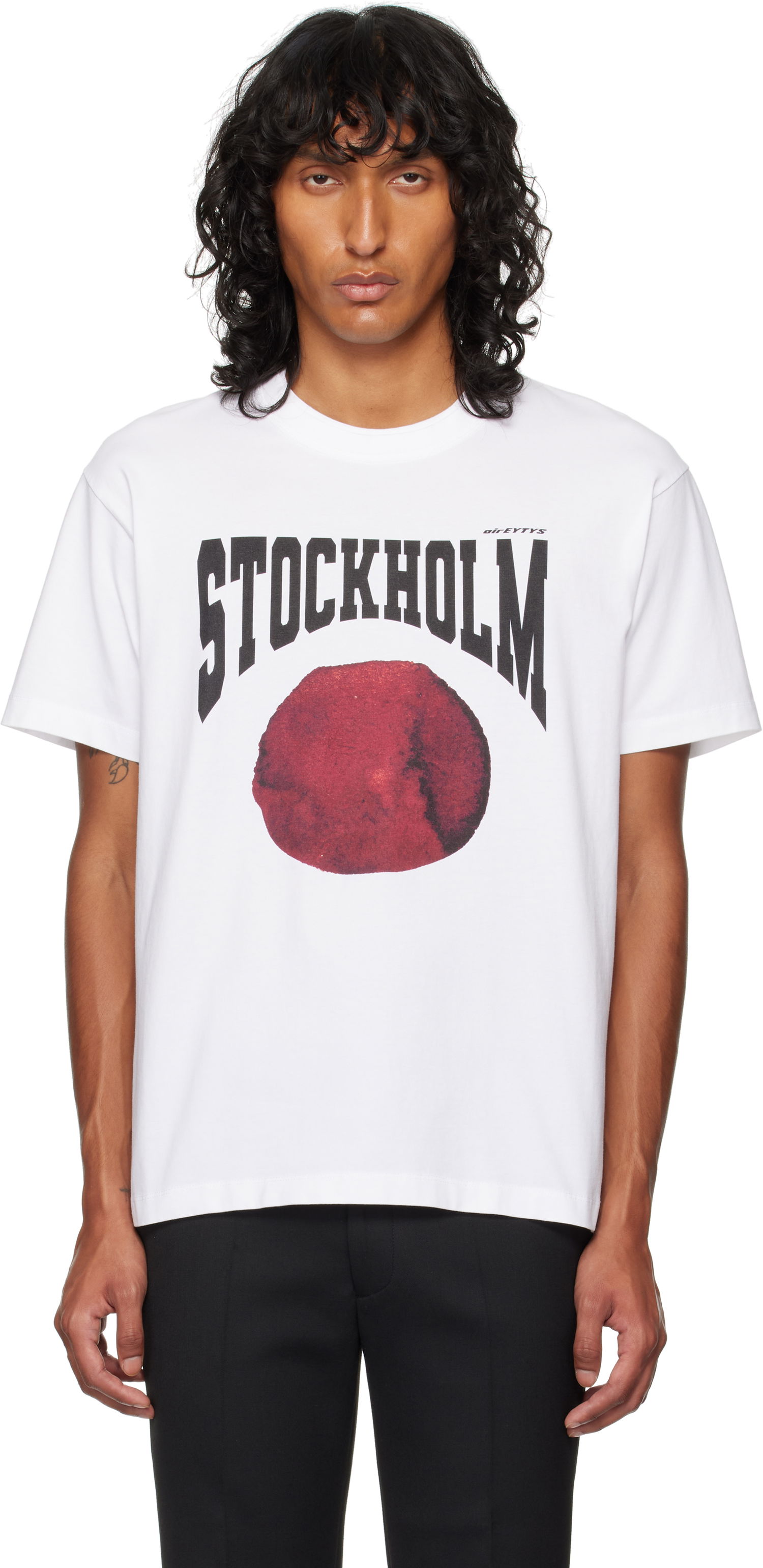 Tričko Eytys Leon Graphic T-shirt Biela | A330012, 0