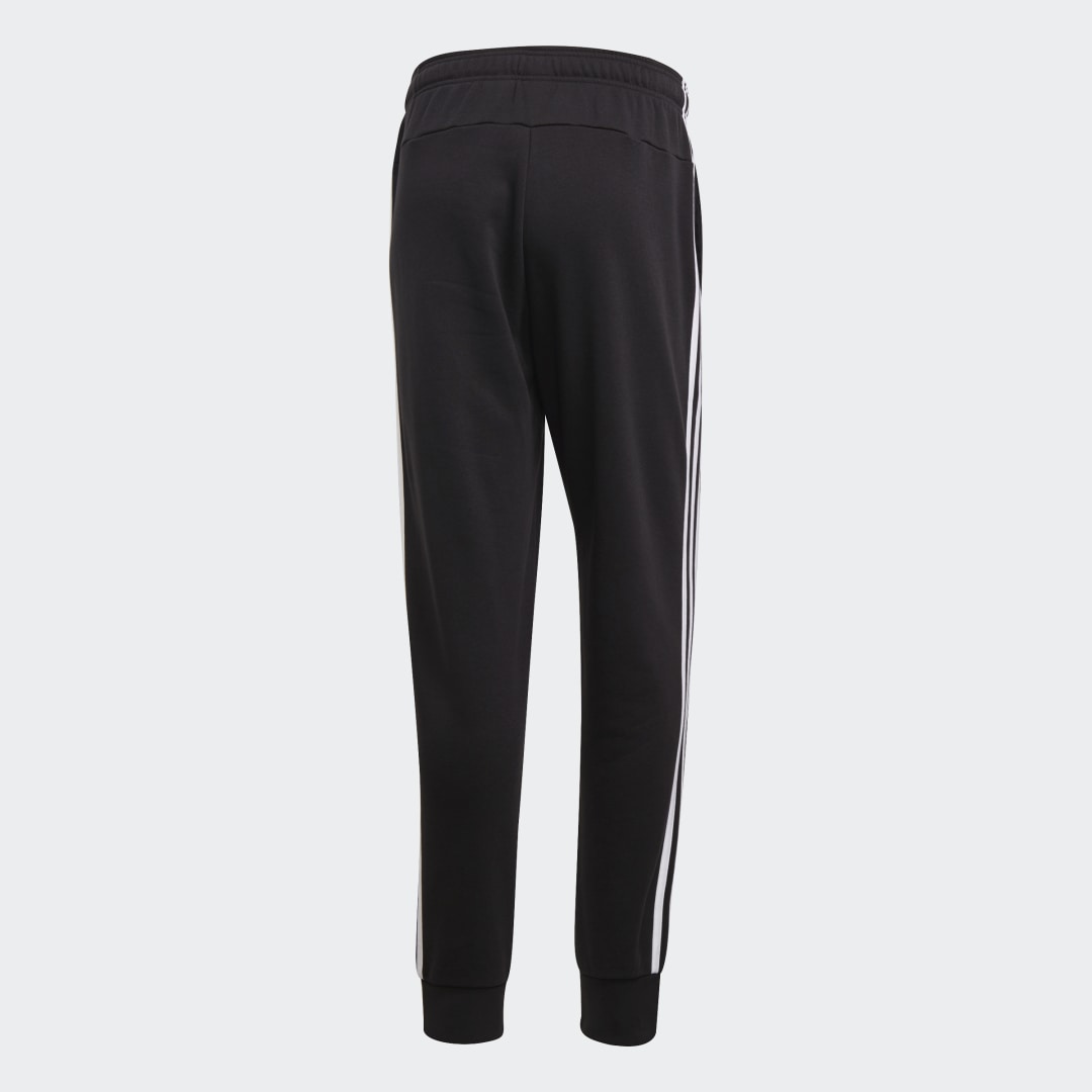 Tepláky adidas Originals Essentials 3-Stripes Tapered Cuffed Pants Čierna | DU0468, 1