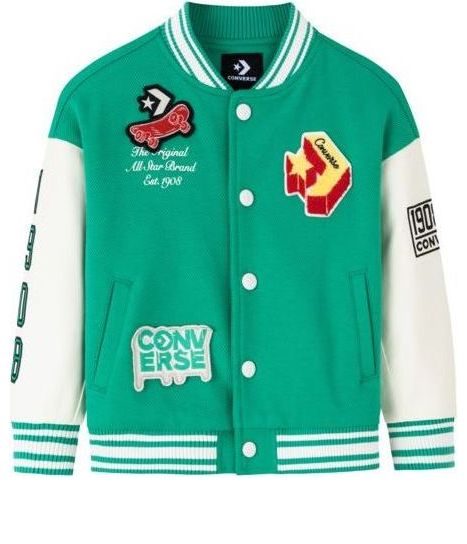 Bomber bunda Converse Converse Golf Jacket Zelené | CV2312030GS-001