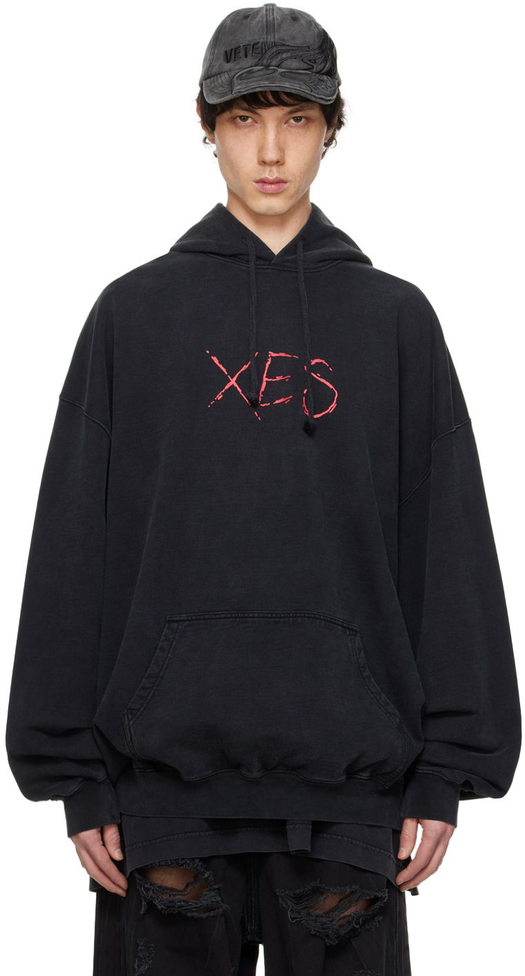 Mikina VETEMENTS 'Xes' Hoodie Čierna | UE64HD170B