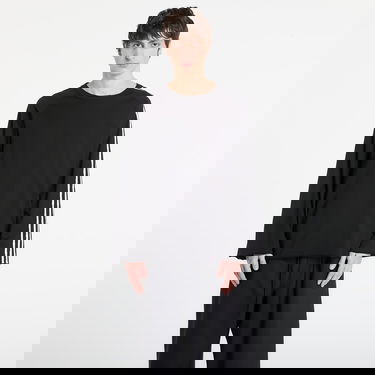 Tričko Y-3 Y-3 Raw Edge 3 Stripes Long Sleeve T-Shirt Čierna | KQ9795, 0