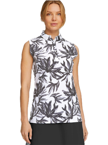 Puma Palm Sleeveless Golf Polo Shirt 537500_01