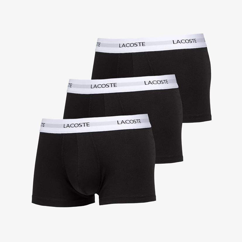 Boxerky Lacoste 3-Pack Trunk Čierna | 5H5150 031
