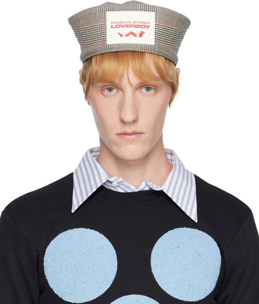 Sveter Charles Jeffrey Loverboy Charles Jeffrey LOVERBOY Sailor Prince of Wales Check Hat Čierna | 054131603