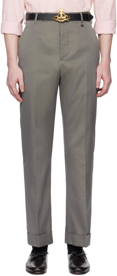 Nohavice Vivienne Westwood Vivienne Westwood Doc Trousers Šedá | 2F01001B-W011Z-, 0