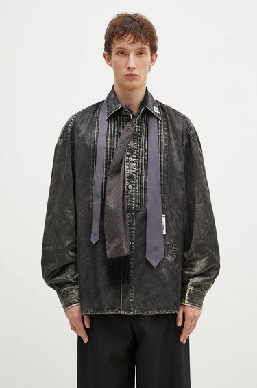 Košeľa Maison MIHARA YASUHIRO Maison MIHARA YASUHIRO Accessories Mixed Relaxed Longsleeve Shirt Šedá | J13SH185, 0