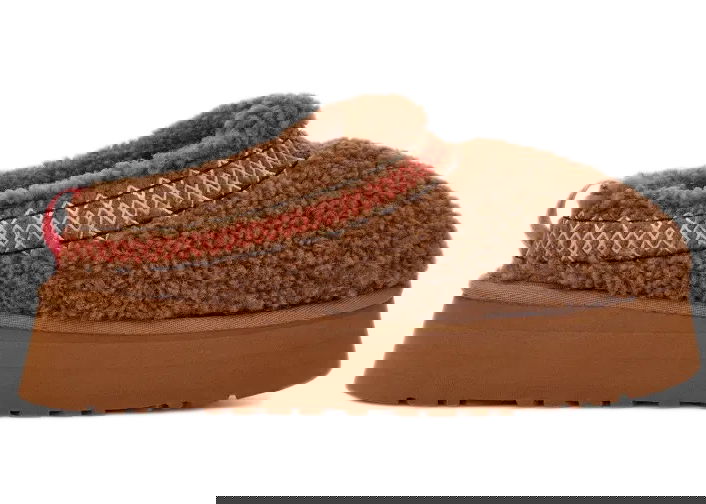 Tenisky a topánky UGG Tazz Slipper "Heritage Braid Hardwood" W Hnedá | 1143976-HWD, 0