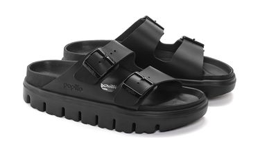 Tenisky a topánky Birkenstock Arizona Chunky Leather Narrow Fit Čierna | 1024565, 3