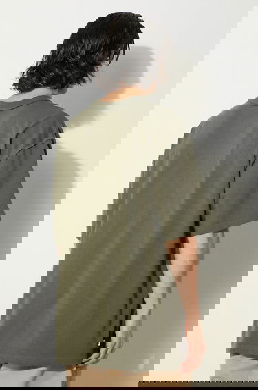 Tričko Vans Premium Classics LX Vans Clash Oversized Graphic T-Shirt Zelené | VN000HQ7KCZ1, 2