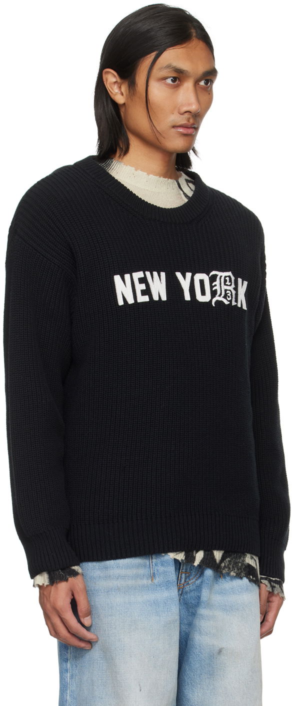 Sveter R13 R13 'New York' Knit Sweater Čierna | R13WY199-Y016C, 1