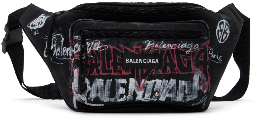 Ľadvinka Balenciaga Explorer Belt Bag Čierna | 482389-2AAX7-1000, 0