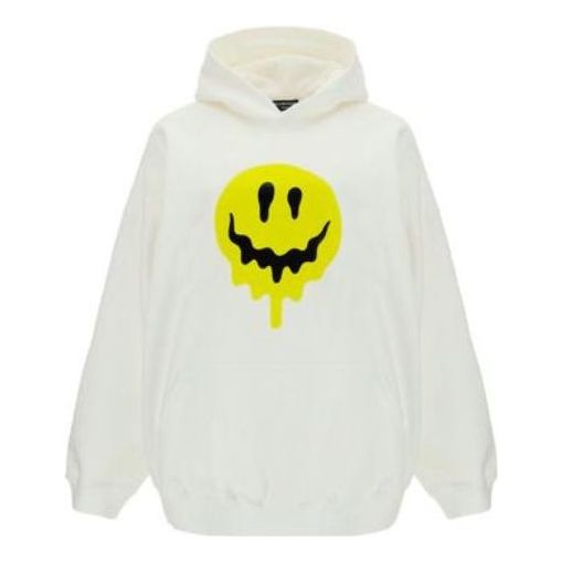 Mikina Balenciaga Drip Peace Large Fit Hoodie Biela | 651799TKVA2863932