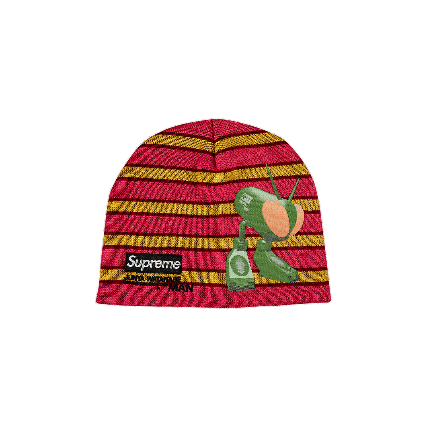 Kulicha Supreme Junya Watanabe x Comme des Garçons MAN Beanie Červená | FW21BN46 RED STRIPE, 0
