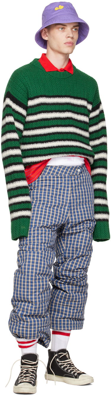 Polo tričko ERL Striped Short Sleeve Polo Červená | ERL05T009, 3