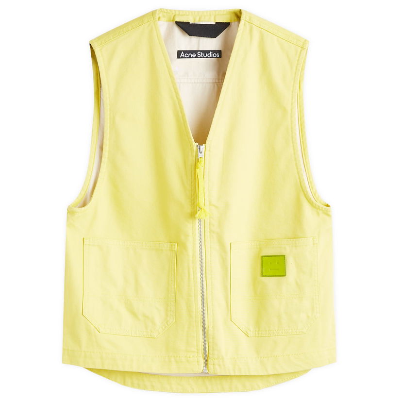 Vesta Acne Studios Ohada Canvas Vest Žltá | C90185-DO1