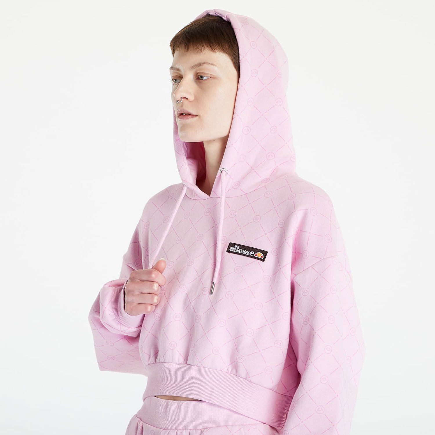 Mikina Ellesse Marinell Crop Hoodie Ružová | SGP15944808, 0