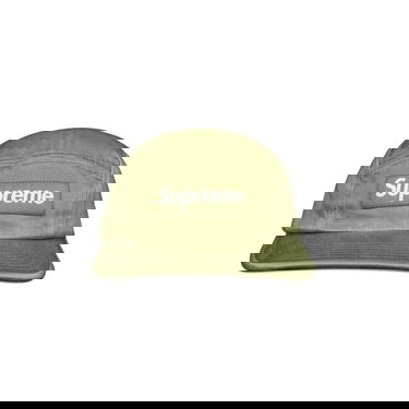 Šiltovka Supreme Washed Chino Twill Camp Cap Zelené | SS21H52 LIGHT OLIVE, 1