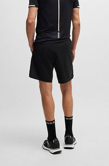 Šortky BOSS Four-Way Stretch Active Shorts Čierna | 50540307, 1