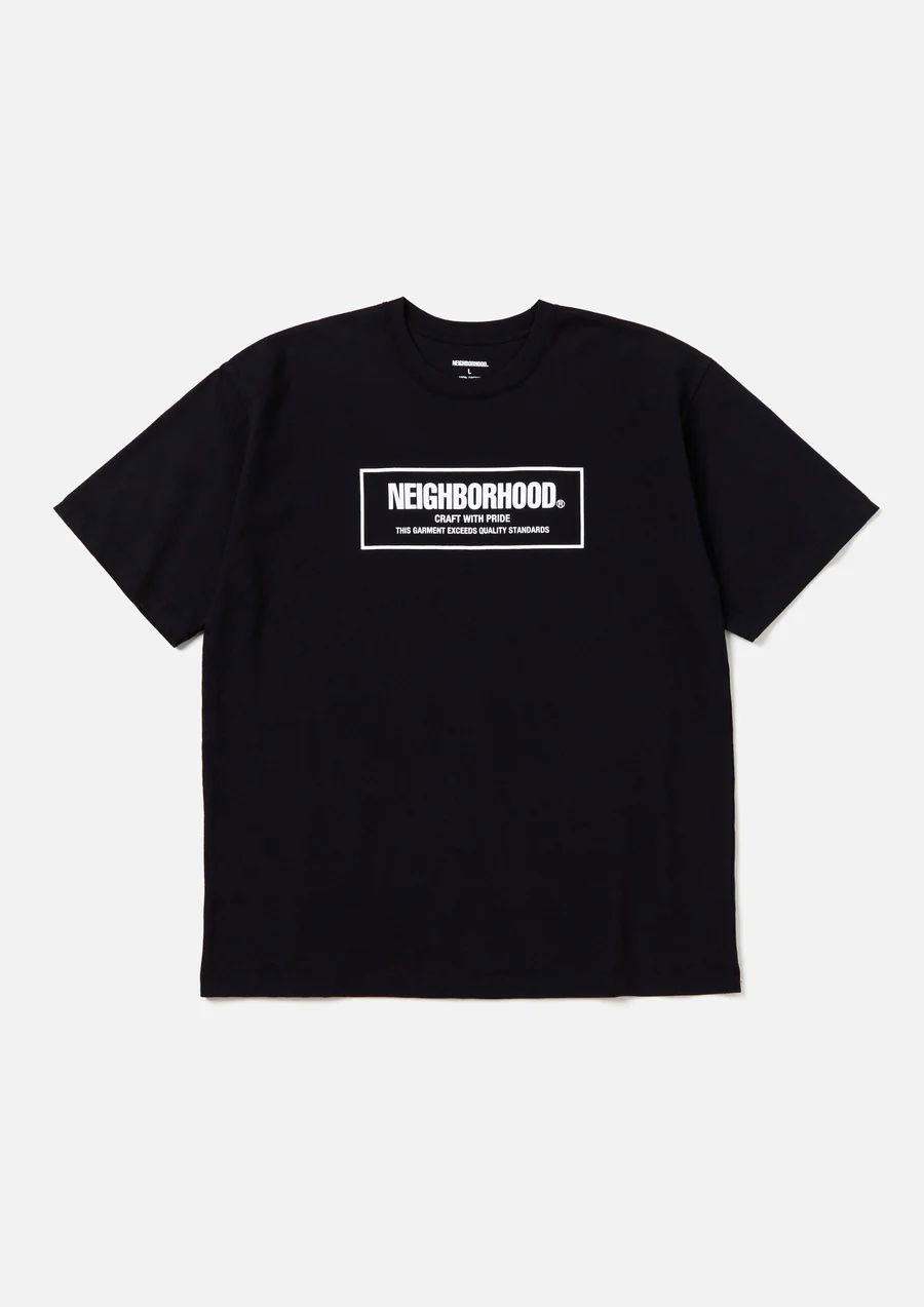 Tričko Neighborhood T-Shirt SS-1 Size Čierna | 242PCNH-ST01-BLK, 0