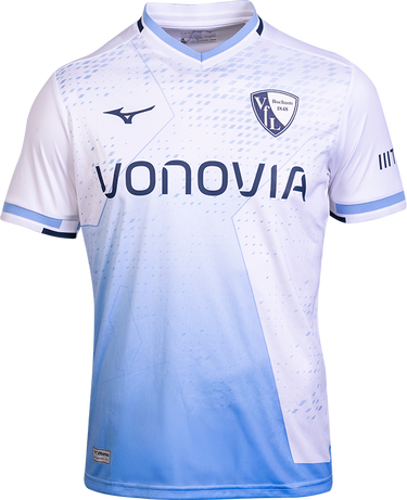 Dres Mizuno VfL Bochum Away Jersey 2025/26 by Mizuno Modrá | p2gacx02-01, 0