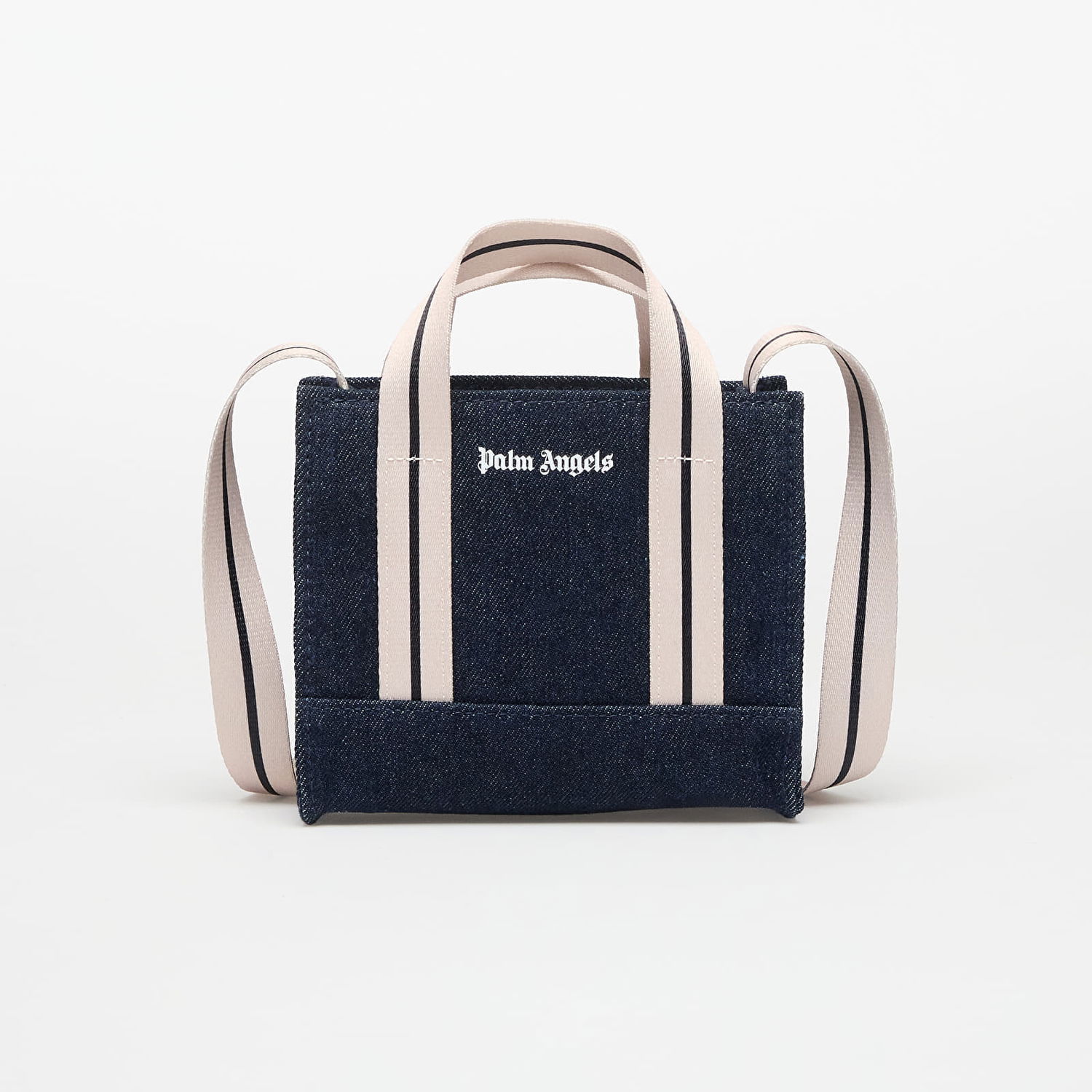 Tote bag Palm Angels Palm Angels Denim Mini Tote Bag Modrá | PGNA003S25FAB0014603, 0