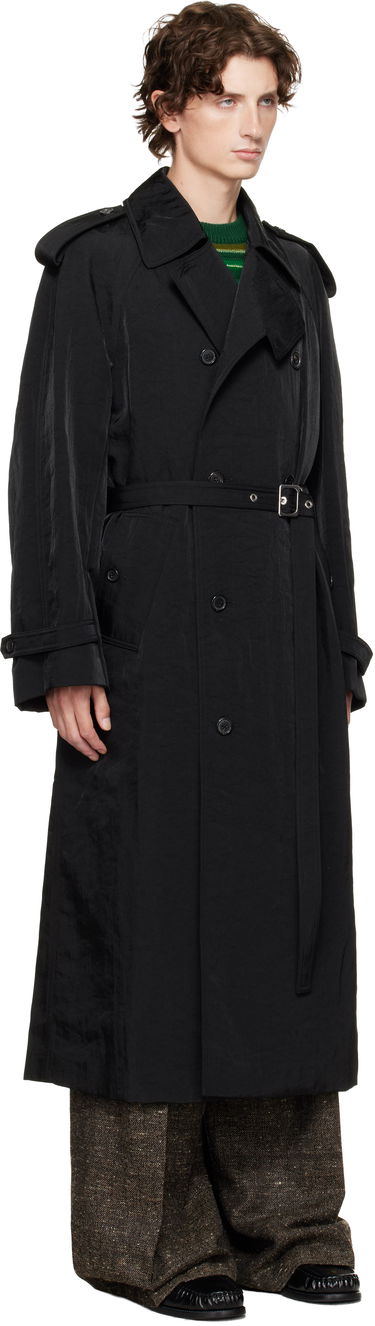 Trenčkot JW Anderson JW Anderson Double-Breasted Trench Coat Čierna | CO0338-PG1818, 1