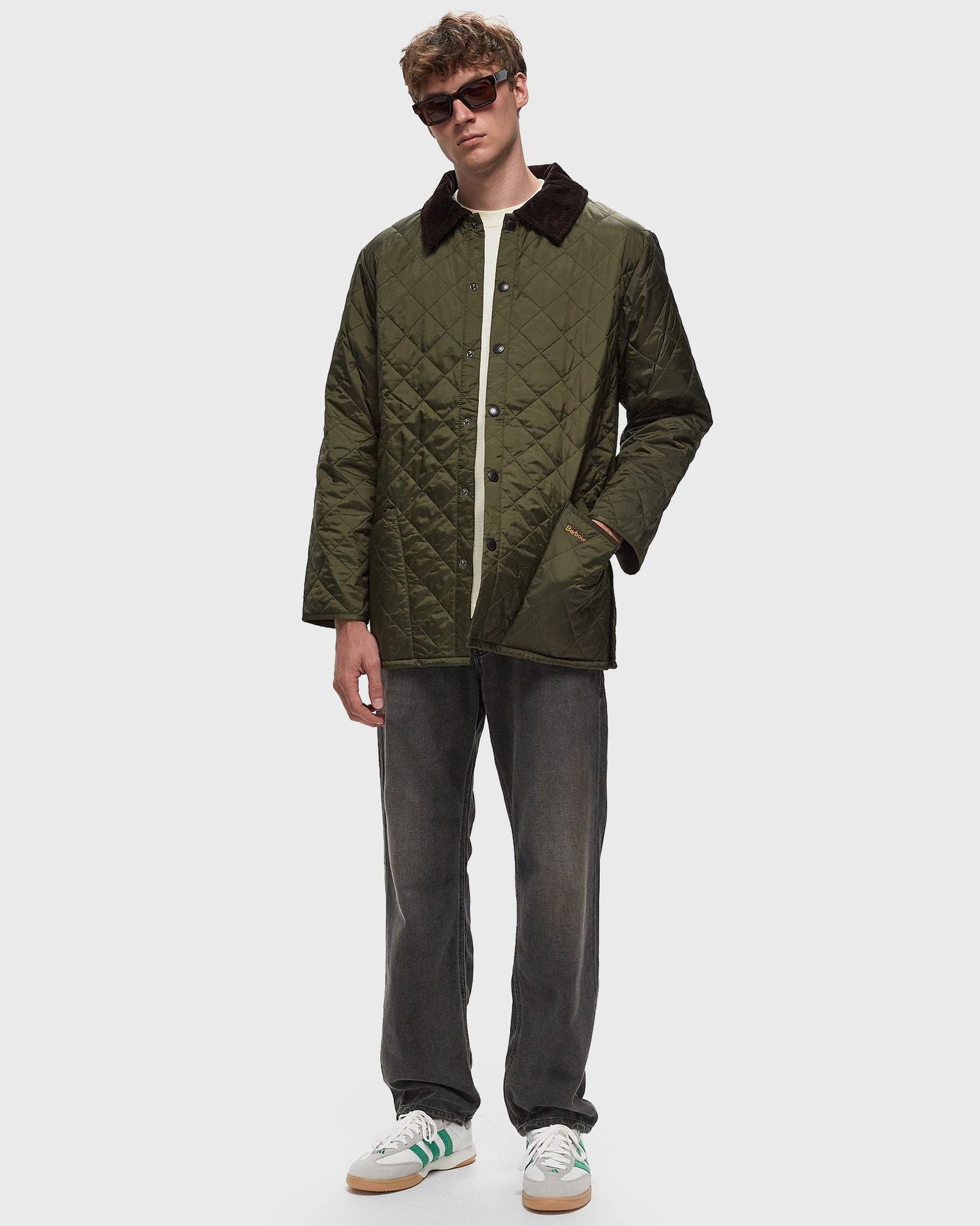 Trenčkot Barbour Liddesdale Quilt Zelené | MQU0001OL91, 1