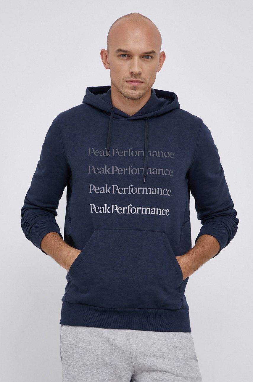 Mikina Peak Performance Hoodie Navy | G75822, 0