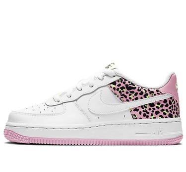 Tenisky a topánky Nike Air Force 1 '07 "Pink Leopard" GS Biela | DA4673-100, 0