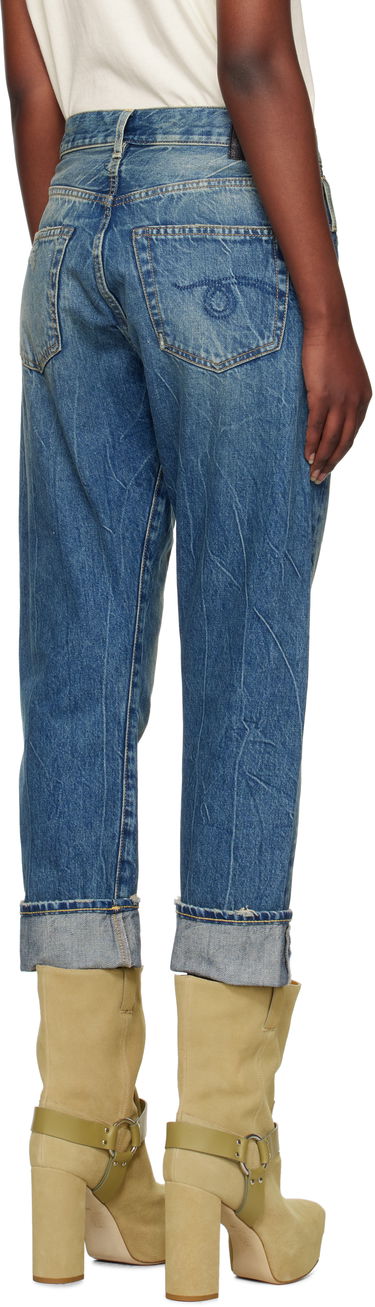 Džínsy R13 R13 Crossover Jeans Modrá | R13W2048-734, 2