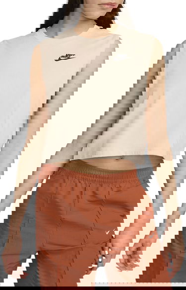 Crop Top Nike Sleeveless Cropped Top Béžová | fv5505-126, 0