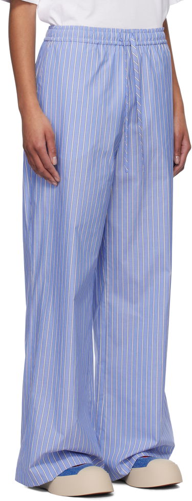 Nohavice Marni Marni Loose Striped Trousers Modrá | PAMA0071S1 UTC455, 1