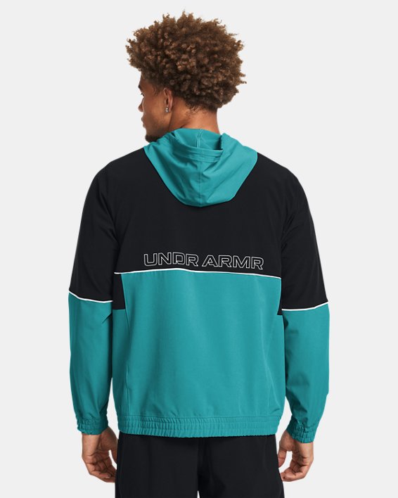 Tričko Under Armour Zone Gewebte Jacke für Herren Circuit Teal / Schwarz / Weiß S Tyrkysová | 1383400-464, 1