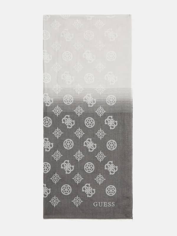 Šál GUESS 4G Peony Logo Keffiyeh Šedá | AW5123MOD03, 0