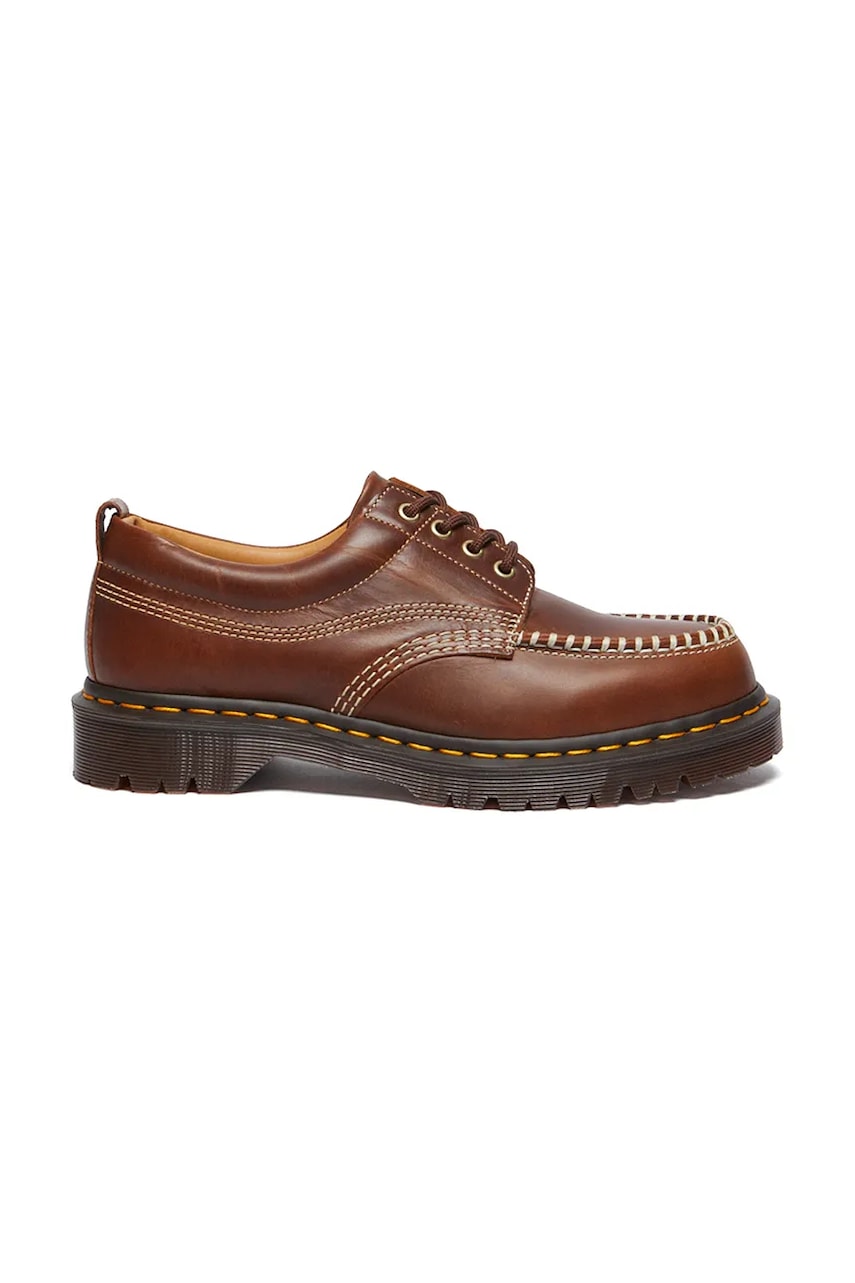 Tenisky a topánky Dr. Martens Lowell Leather Moc-Toe Lace-up Shoes Hnedá | DM31817243, 0