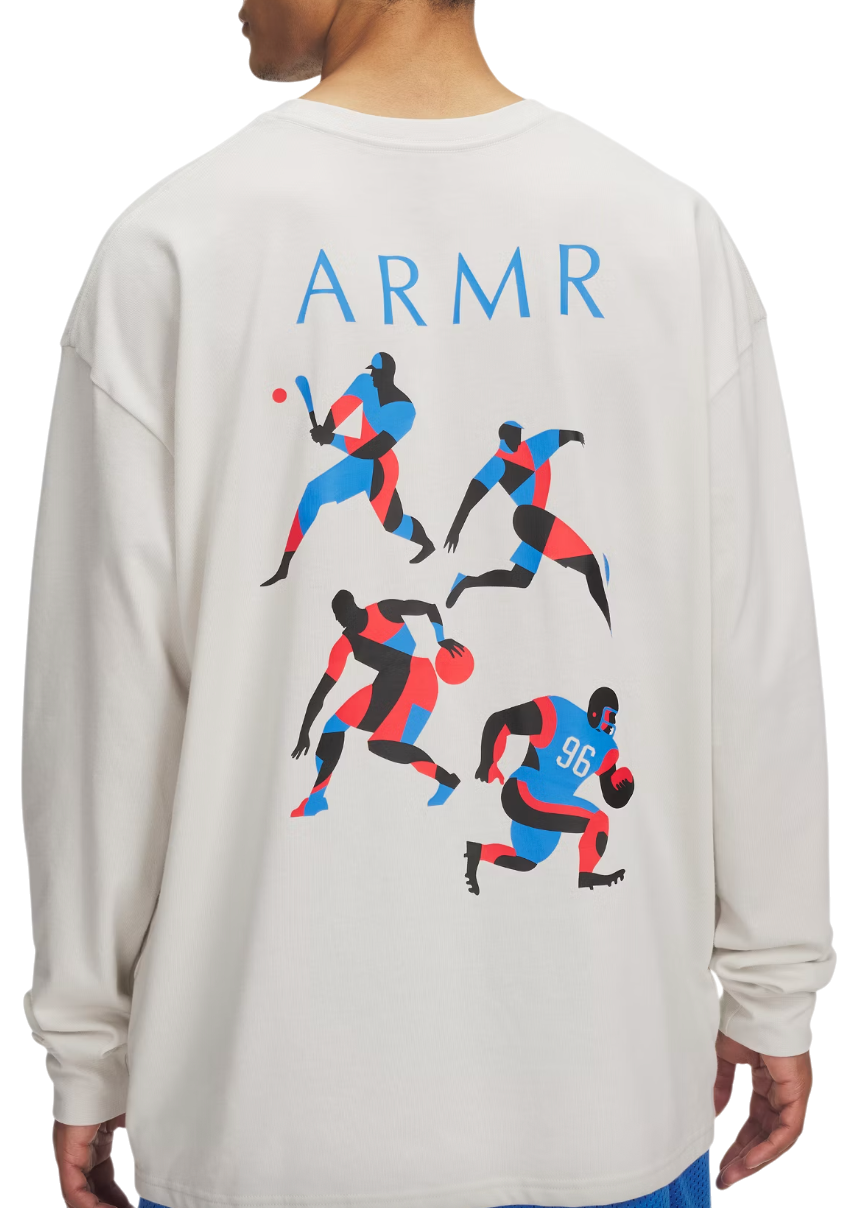 Tričko Under Armour Under Armour UA HWT Modern Sport Long Sleeve T-Shirt Biela | 6004885-110, 1