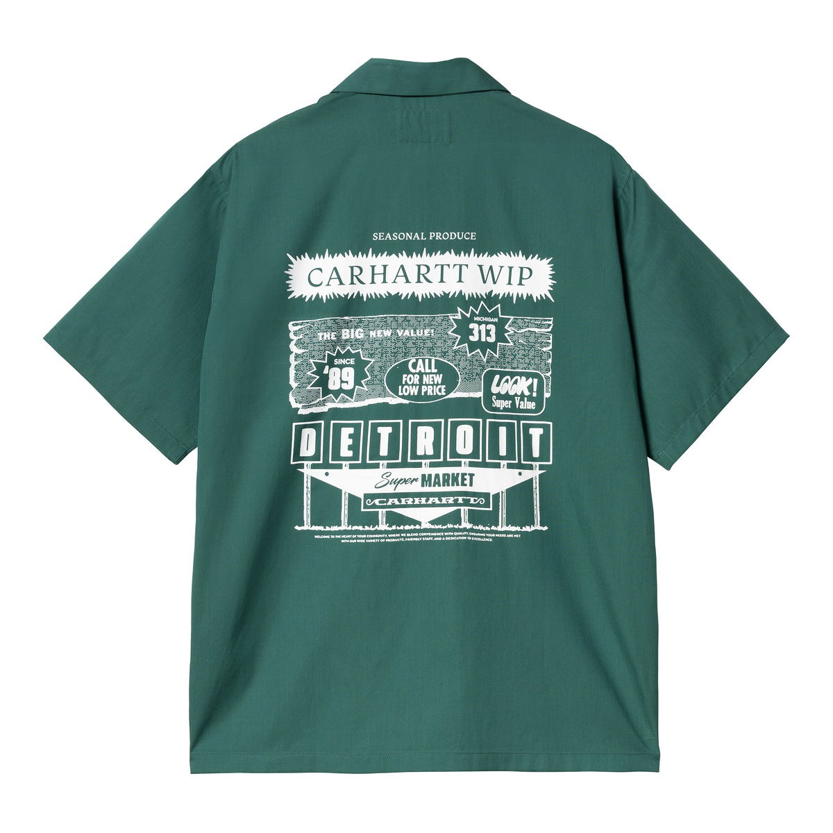 Košeľa Carhartt WIP Short Sleeve Deli Shirt Zelené | I034738_9, 1