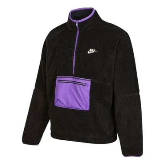 Sveter Nike Club Winter Half-Zip Fleece Jacket Čierna | DQ4881-010, 0