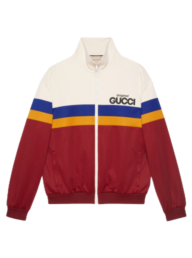 Bunda Gucci Original Print Jersey Jacket Červená | 673297 XJDUZ 9173