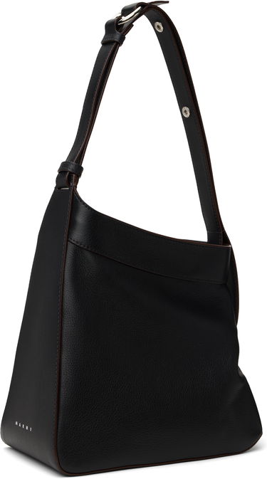 Taška cez rameno Marni Marni Medium Muso Shoulder Bag Čierna | SBMQ0108U0 P6947, 2