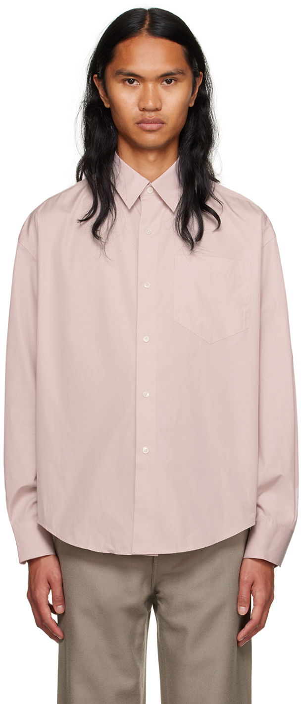 Košeľa AMI Boxy-Fit Shirt Ružová | USH116.CO0045, 0